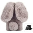 thumbnail image 1 of Plush Rabbit Case for Samsung Galaxy S22 5G,Fluffy Fuzzy Cute 3D Bunny Ears Soft Warm Case Faux Fur Shockproof TPU Back Cover with Bling Diamond Chic Bowknot,Grey, 1 of 1