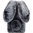 thumbnail image 1 of Plush Rabbit Case for Samsung Galaxy S22 Plus 5G,Fluffy Fuzzy Cute 3D Bunny Ears Soft Warm Case Faux Fur Shockproof TPU Back Cover with Bling Diamond Chic Bowknot,Dark Grey, 1 of 2