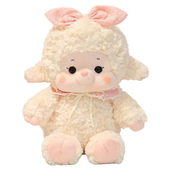 Plush Rabbit Dolls Small Soft Stuffed Animal Bunny Rabbit Plush Toy for Baby Girls 15.75inch (White Rabbit, A )