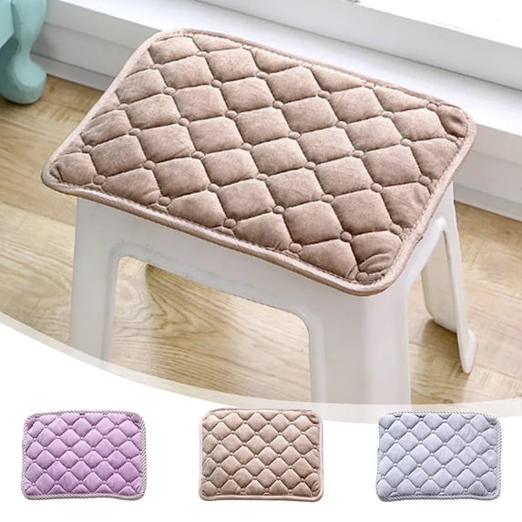 Plush Rectangular Chair Cushion Bench Seat Pad Non Slip Removable Washable Cover for Comfortable Support At Home Classroom Or Car Travel Topliu