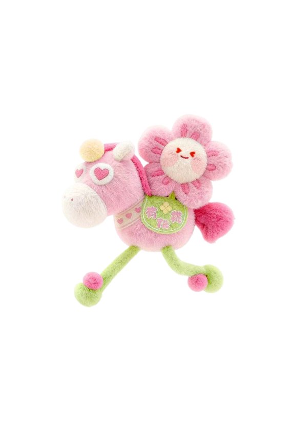 Plush Rich Mascot Toy with Soft Fabric, Fun Lucky Character Decor for Desk Display & Gift Use