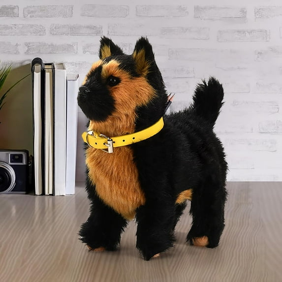 Plush Robot Dog, Realistic Interactive Puppy Toy, that Acts Like a Real Dog, Walks, Barks ,Wags Tail, for Kids ,Pet Lovers