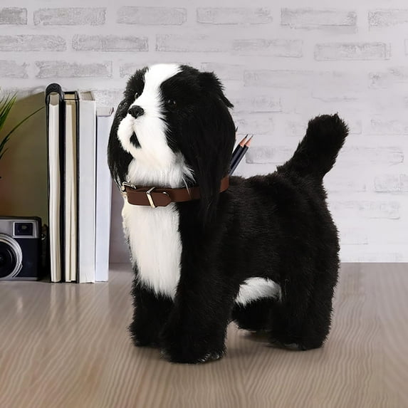 Plush Robot Dog, Realistic Interactive Puppy Toy, that Acts Like a Real Dog, Walks, Barks ,Wags Tail, for Kids ,Pet Lovers