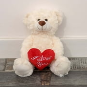 Plush Rose Bear Stuffed Animal,Teddy Bear Stuffed Animal,Christmas Cute Animal Plushies,Plush Bears for Valentines Day,Plush Bear Toys,Cuddly Cub Companion,Your Softest Snuggles Buddys Fluffys