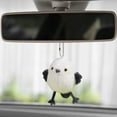 thumbnail image 1 of Plush Schoolbag Keychain, Plush Keychain Cartoon Bird for Bags and Keys Adorable Plush Keychain Toy(White), 1 of 7