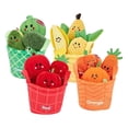 thumbnail image 1 of Plush Sensory Activity Toy Set, Soft Plush Fruit and Vegetable Bags with various stuffed fruits and vegetables for Early Play, 1 of 6