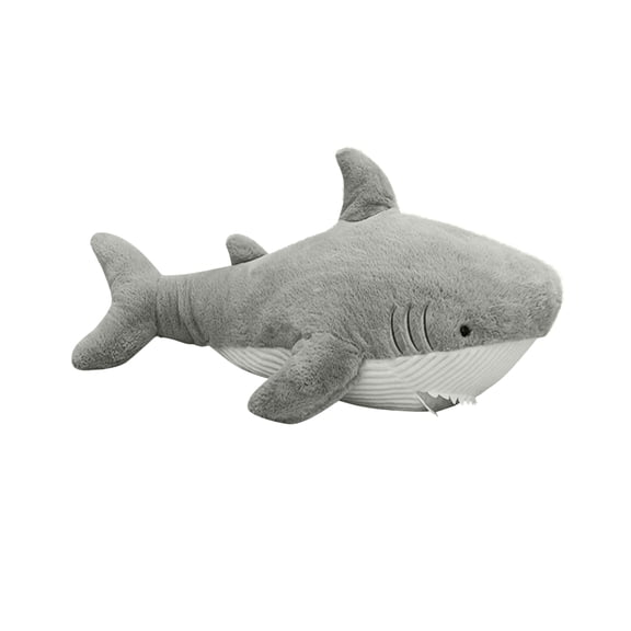 Plush Shark Stuffed Animal Soft Huggable Shark Doll Comfort Pillow for Kids Birthday Gift Home Decor