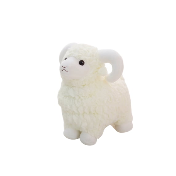 Plush Sheep Stuffed Animal, Soft White 9.8 inch Cute Lamb Plush Doll, Gift for Girls Kids Friends Birthday Holiday Home Bedroom Decor Animal Plush Toy