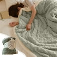 thumbnail image 1 of Plush Sherpa Throw Blanket,3D Super Soft Fuzzy Cozy Warm Blanket,Thick Plush Fluffy Furry Blankets for Girls Women Couch Bed Sofa Chair Men Boys Gift,Fuzzy Cute Throw Blanket All Seasons Blankets, 1 of 9