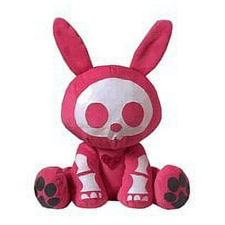 MakBak Pink Skating Rabbit Plush Toy - Cute Bunny in Red Skates