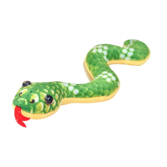 Plush Snake Figure Cartoon Snake Plush Dolls Toy Furry Stuffed Toy for Birthday Christmas