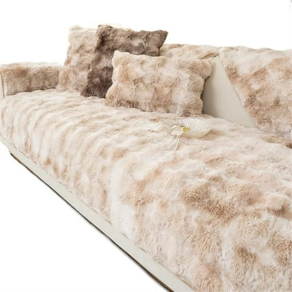 Plush Sofa Cover For Living Room Warm Winter Sofa Towel Universal Non-slip Sofa Mat Sofa Blanket Couch Cushion
