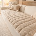 thumbnail image 1 of Plush Sofa Cushion,Autumn Winter Seat Cushion,Non-Slide Sofa Pad,Sofa Decoration,Living Room Cushion,Straight-Line Sofa Cushion,Home Furniture Cushion,Decorative Sofa Pad, 1 of 6