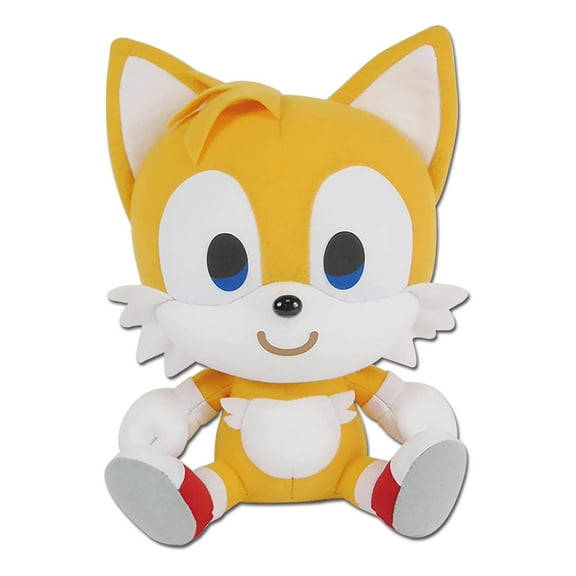 Plush - Sonic The Hedgehog - Sd Tails Sitting Plush 7"