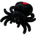 thumbnail image 1 of Plush Spider Stuffed Animal Toy, Soft 10 inch Kawaii Halloween Plush Spider Stuffed Toys Decorations Cuddle Gift for Boys Girls and Adults (Black), 1 of 13