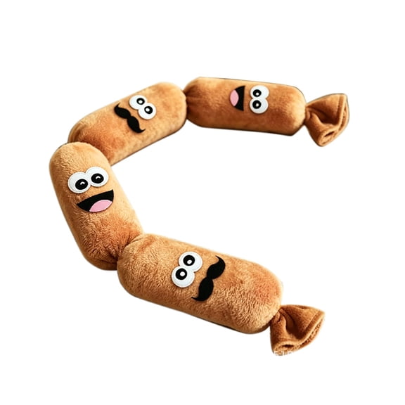 Plush Squeaky Dog Chew Toy for Aggressive Chewers Soft Lasting