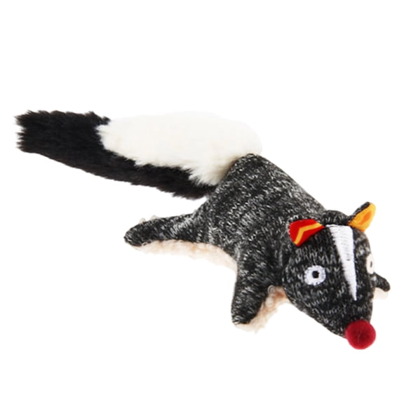 Plush Squeaky Dog Toy - Durable Chew Toy with Built - in Squeaker, Soft Plush Skunk Design, Indoor Outdoor Play for Small Medium Dogs, Interactive Toy for Puppies and Dogs - Dogs, Puppies