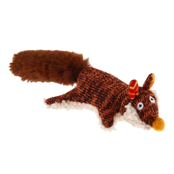 Plush Squeaky Dog Toy, Durable Chew Toy For Pets, Interactive Pet Plaything With Squeaker, Realistic Squirrel Design, Pet Biting Toy For Dog Exercise & Entertainment