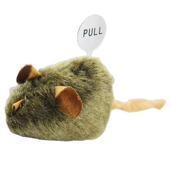 Plush Squeaky Plush Mice Cats Toy Automatic Electronic Moving Mouse Kitten Toy for Indoor Hunting Play Exercises