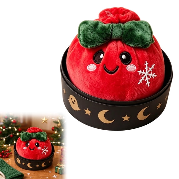 Plush Squishy Dumpling, Christmas Dumpling Plush with Steamer