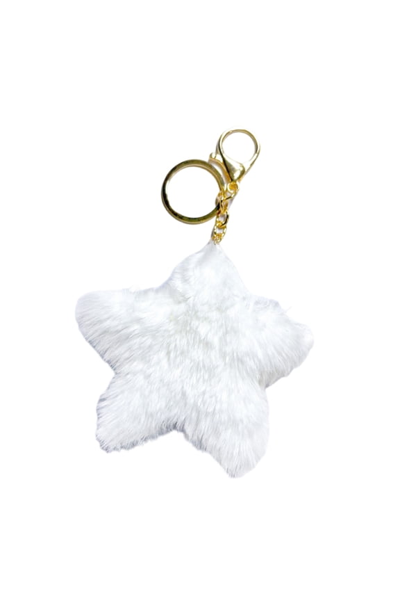 Plush Star Keychain Plush Soft Touch Key Holder Key Chain Pendant For Easy Identification And Multi Purpose Use