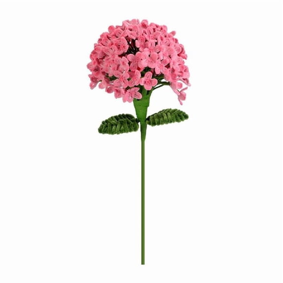 Plush Stems Flower Bouquets Set with Instruction for Wedding Home Decoration