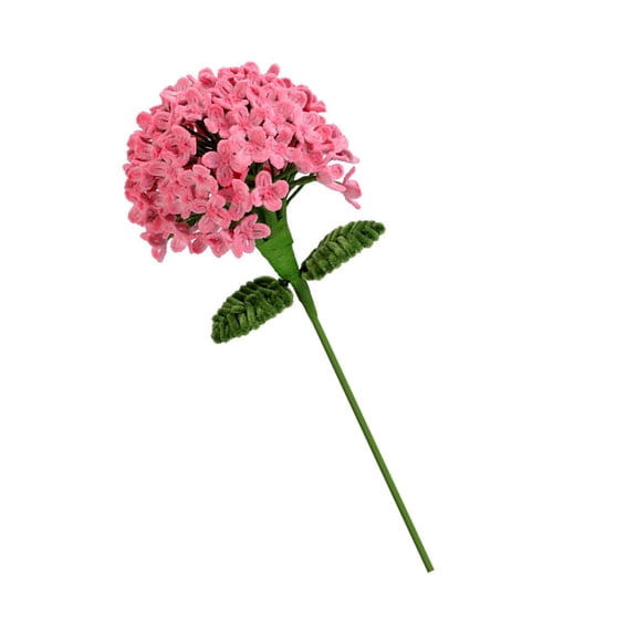 Plush Stems Flower Set Handmade Pipe Cleaners Bouquets with Instruction for Wedding Flower Arrangements Home Decoration
