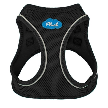 Plush Step In Air Mesh Harness Black L