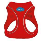 Plush Step In Air Mesh Harness Red 2XL
