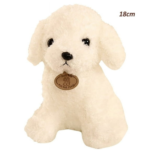 Plush Stuffed Animal Puppy Dog - Emotional Support, Toy - Golden Brown Poodle - Ultra Soft & Realistic