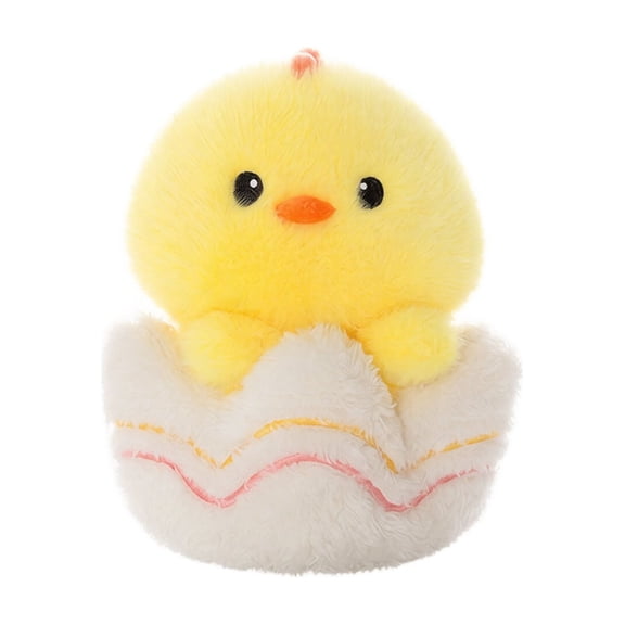 Plush Stuffed Animal Soft Toy for Home Decoration and Play Eggshell Chick Design Suitable for Children and Adults Gift