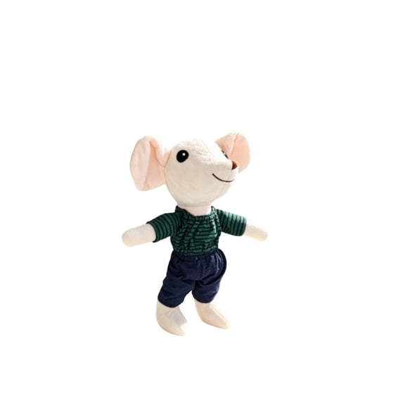 Plush Stuffed Animal Toy, Cute Mouse Plush Doll for Toddlers, Soft Comfort Stuffed Animal Gift, Two Colors Available