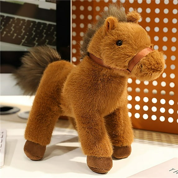 Plush Stuffed Animal Toy,Walking Horse,Horse Stuffed Animal,Horse Toys For Girls,Plush Doll,Horse Plush Toy,Small Plush Toys Gifts,Stuffed Horse Plush Toy,Horse Plush,Gifts For Horse Lovers,9.8"x5.9"