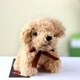 thumbnail image 1 of Plush Stuffed Doodle Dog Adorable Poodle Stuffed Animal Toys, Key Chain Ring Pendant Toys, Soft & Realistic Gift for Kids, 4.7 inch (Beige), 1 of 7