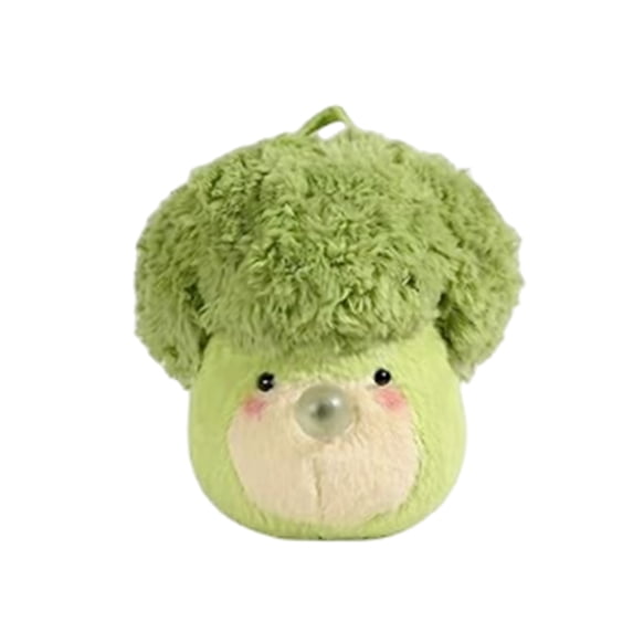 Plush Stuffed Toy, Squeeze Bubbling Vegetable Broccoli Shaped, 1 Pack Soft Fluffy 5.5 inch Cute Farm Themed, Sensory Stress Relief Play for Kids Toddlers Home Bedroom Decor Gift Collection