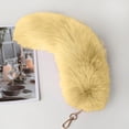 thumbnail image 1 of Plush Tail Keychain Soft Furry Animal Tail Pendant Role Play Costume Accessory for Cosplay Birthday Party Fur Keyring Bag Charm Gift, 1 of 5