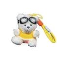 thumbnail image 1 of Plush Teddy Bear Keychain – Cute Mini Plus Doll Bag Charm, Clip-On Accessory for Backpacks, Purses & Keys, 1 of 8