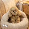 thumbnail image 1 of Brown Plush Teddy Dog Toy Cute Puppy Stuffed Animal - Soft Hug Pet Companion Gift, 1 of 8