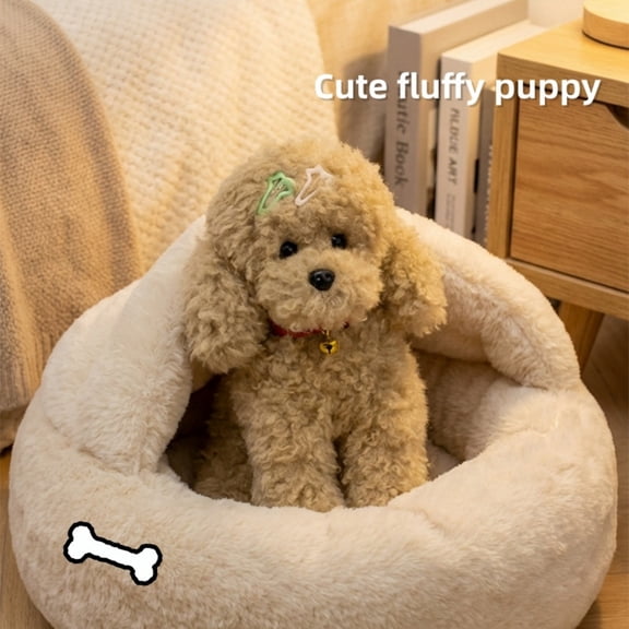 Plush Teddy Toy Cute Puppy Stuffed Animal - Soft Hug Pet Companion Gift