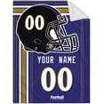 thumbnail image 1 of Plush Throw Blanket Personalized Gift for Men Women Youth, 1 of 6