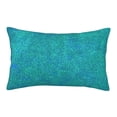 thumbnail image 1 of Plush Throw Pillow Covers, Blue Green Glitter Pillow Cases with Invisible Zipper, Breathable Microfiber Pillow Cases Standard Size for Sleeping Bedroom Sofa Living Room 16x24, 1 of 5