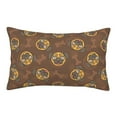thumbnail image 1 of Plush Throw Pillow Covers, Cute French Bulldog Brown Pillow Cases with Invisible Zipper, Breathable Microfiber Pillow Cases Standard Size for Sleeping Bedroom Sofa Living Room 14x20, 1 of 5