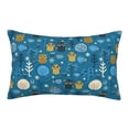 thumbnail image 1 of Plush Throw Pillow Covers, Owls And Trees Pillow Cases with Invisible Zipper, Breathable Microfiber Pillow Cases Standard Size for Sleeping Bedroom Sofa Living Room 20x30, 1 of 5