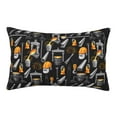thumbnail image 1 of Plush Throw Pillow Covers, construction tools Pillow Cases with Invisible Zipper, Breathable Microfiber Pillow Cases Standard Size for Sleeping Bedroom Sofa Living Room 14x20, 1 of 5