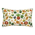 thumbnail image 1 of Plush Throw Pillow Covers, lemon fruits vegetables Pillow Cases with Invisible Zipper, Breathable Microfiber Pillow Cases Standard Size for Sleeping Bedroom Sofa Living Room 16x24, 1 of 5
