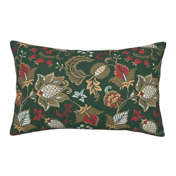Plush Throw Pillow Covers, red leaves Pillow Cases with Invisible Zipper, Breathable Microfiber Pillow Cases Standard Size for Sleeping Bedroom Sofa Living Room 16x24
