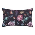 thumbnail image 1 of Plush Throw Pillow Covers, roses flowers Pillow Cases with Invisible Zipper, Breathable Microfiber Pillow Cases Standard Size for Sleeping Bedroom Sofa Living Room 14x20, 1 of 5