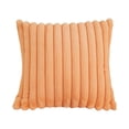 thumbnail image 1 of Plush Throw Pillow with Insert - Decorative Cushion for Sofa and Bed - Easy Care, Soft Polyester, Luxurious Comfort,Orange, 1 of 7