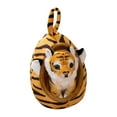 thumbnail image 1 of Plush Tiger Stuffed Animal, Realistic Brown Tiger Cub with Portable Tiger Striped Nest, 1 Pack Soft Plush Figure for Toddlers Kids Animal Themed Playtime Nursery Display Holiday Birthday Gift, 1 of 6