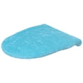 thumbnail image 1 of Plush Toilet Lid Cover, Soft Elastic Non-Slip Toilet Seat Protector, Washable Fit For Standard Round Toilets, 1 of 7